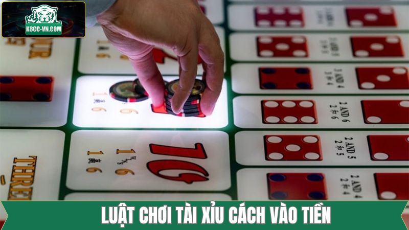 Luật chơi tài xỉu với thao tác xuống tiền 