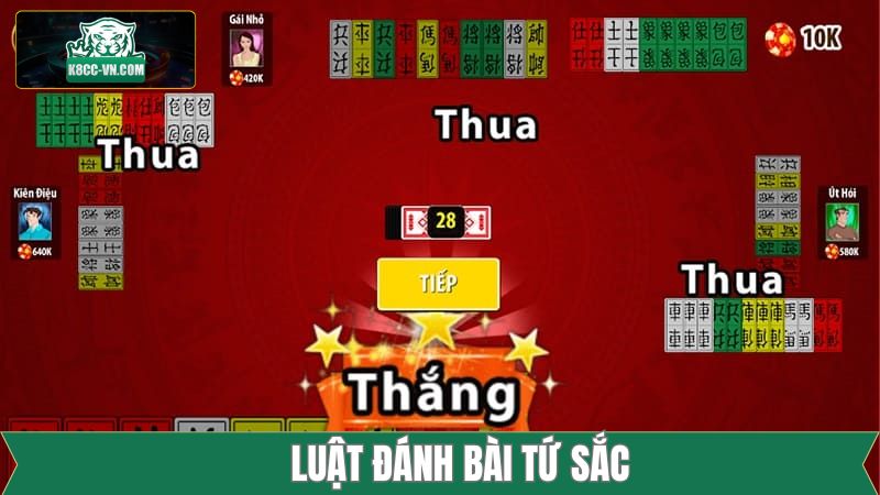 Bài Tứ Sắc - Trò Chơi Đổi Thưởng Đỉnh Cao Tại K8cc 3 Luật đánh tứ sắc chuẩn tại K8cc