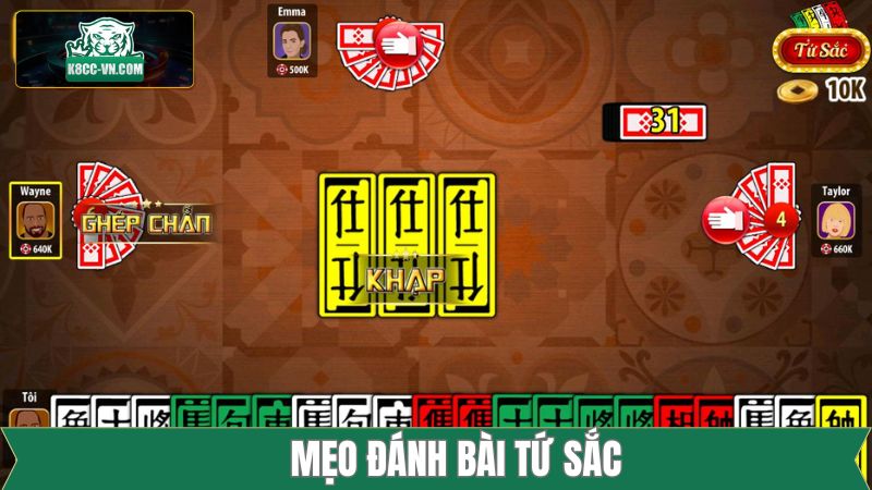 Bài Tứ Sắc - Trò Chơi Đổi Thưởng Đỉnh Cao Tại K8cc 4 Kinh nghiệm chơi tứ sắc chuẩn từ cao thủ
